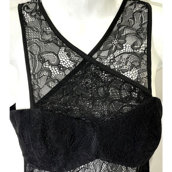 NWT BCBGeneration Sz 2 Sexy Black Dress - Picture 4 of 5